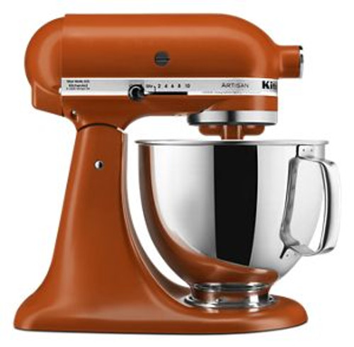 KitchenAid KSM150PSSC Artisan® Series 5 Quart Tilt-Head Stand Mixer - Scorched Orange