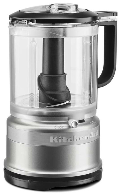 KitchenAid KFC0516CU 5 Cups Contour Silver with Stainless Steel Blade Food Chopper