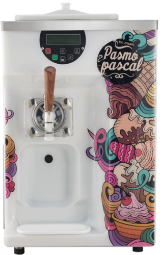 Pasmo S111A2 5 - 9 Qt. Countertop Soft Serve Machine - 220 Volts