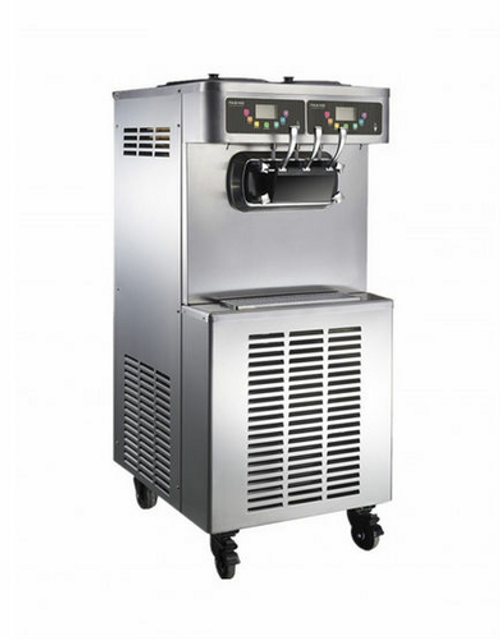 Pasmo S520FA2 25" W Stainless Steel Floor Model Soft Serve Machine - 220 Volts