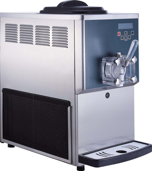Pasmo S930TA2 Stainless Steel Countertop Gravity Fed Optional Heat Pasteurization Soft Serve Machine - 220 Volts