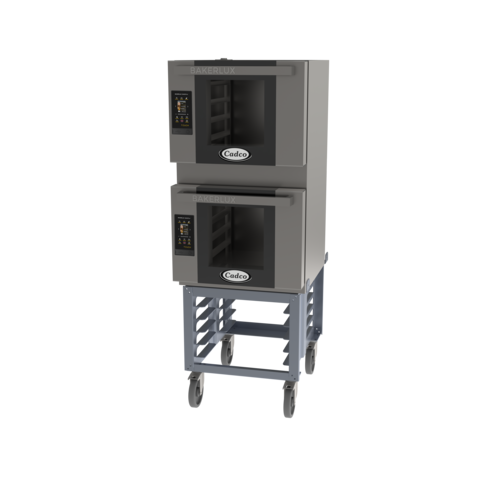 Cadco BLS-4HTD-2 23.87" W Stainless Steel Bakerlux TOUCH Heavy-Duty Convection Oven - 16 Amps