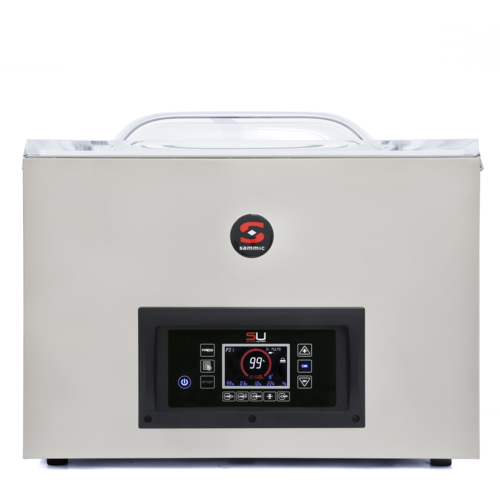 Sammic SU-520GP+ L 17" Seal Bar Stainless Steel Countertop Single Chamber Vacuum Packing Machine with Bluetooth Connectivity