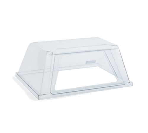 Nemco 8045NGD Polycarbonate Clear Flat Top With Door Roll-A-Guard® Sanitary Sneeze Guard