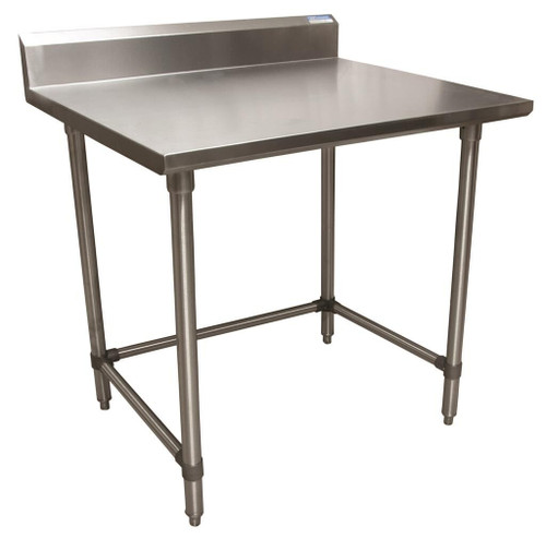 BK Resources SVTR5OB-2424 24" W x 24" D Stainless Steel 18 Gauge Work Table