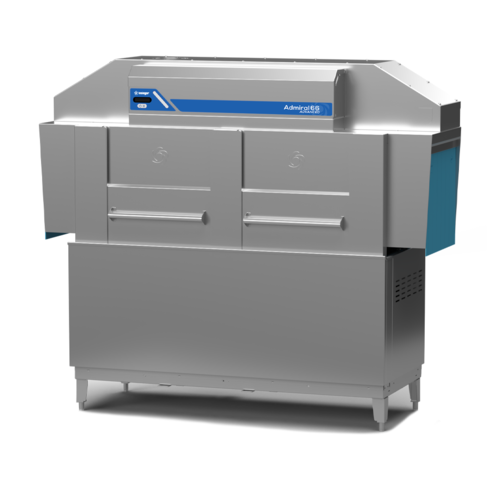 Insinger ADMIRAL 66 ADVANCED VG Electric Stainless Steel Single Tank Rack Conveyor Dishwasher with Optional VaporGuard System - 208 Volts 3 Phase