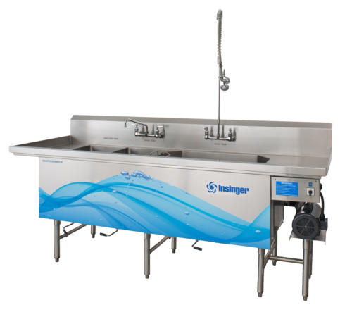 Insinger SMARTSCRUBBER112 2DrainboardsSmart-Scrubber Pot & Pan Washing System
