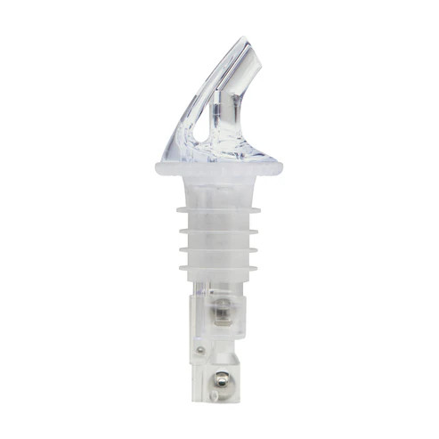 Bar Maid BMP-2125C 1.25 Oz. Clear Plastic without Collar Measured Pourer