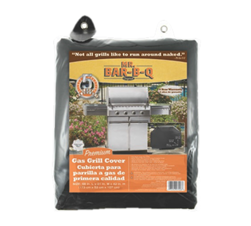 Chef Master 07006YEF 68" W x 21" D x 42" H Medium Mr. Bar-B-Q Premium Grill Cover