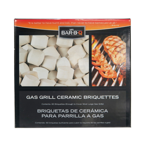 Chef Master 06000Y 60 Pieces Mr. Bar-B-Q Briquettes