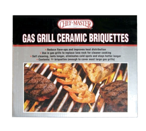 Chef Master 05004CM Ceramic Gas Grill Briquettes