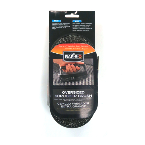 Chef Master 06470Y Stainless Steel Mesh Mr. Bar-B-Q Grill Scrubber Brush