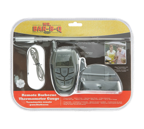 Chef Master 40145Y Digital Meat Thermometer Mr. Bar-B-Q Meat Temperature Gauge with LED Flashlight