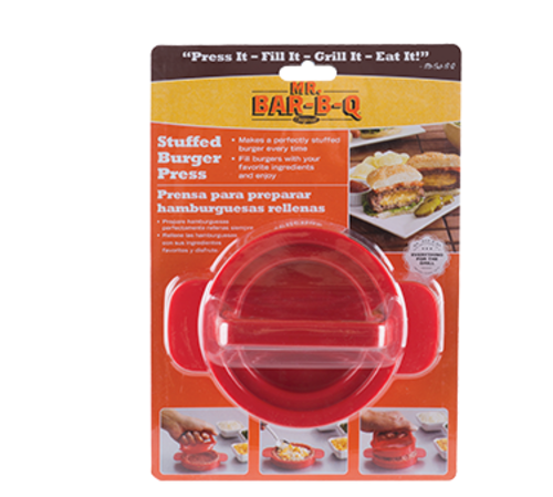 Chef Master 40232SBY Round Mr. Bar-B-Q Stuffed Burger Press