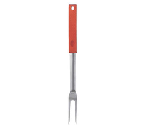 Chef Master 02801Y Stainless Steel Mr. Bar-B-Q Easy Grip Fork