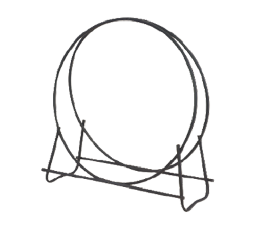 Chef Master W-1881 40" W Black Tubular Steel Frame Blue Rhino UniFlame Log Hoop