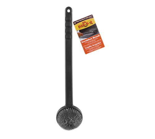 Chef Master 06471Y Stainless Steel Mesh with Handle Mr. Bar-B-Q Grill Scrubber Brush