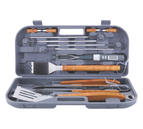 Chef Master 94122Y 12-Piece Mr. Bar-B-Q Grilling Tool Set