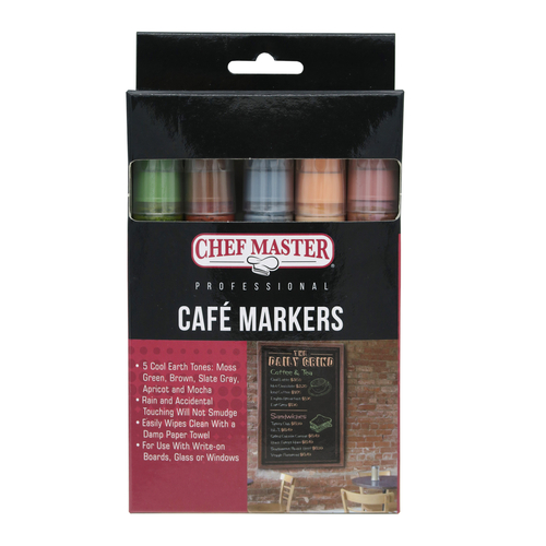 Chef Master 90245 We Erase Cafe Markers