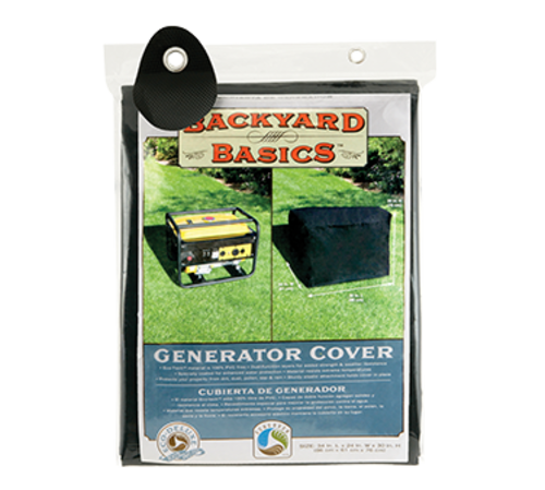 Chef Master 07206BB 34" W x 24" D x 30" H Black Mr. Bar-B-Q Backyard Basics Generator Cover