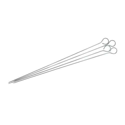 Chef Master 02002YA 15" Chrome Mr. Bar-B-Q Skewers