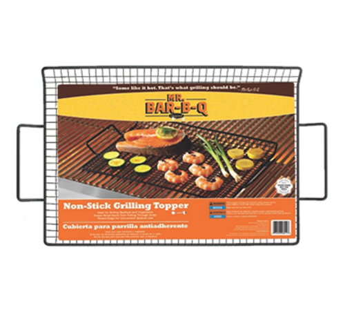 Chef Master 06011Y 10.5" D x 15" W Black Large Non-Stick Mr. Bar-B-Q Grilling Grid