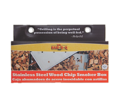 Chef Master 02109Y Stainless Steel Mr. Bar-B-Q Smoker Box with Lid