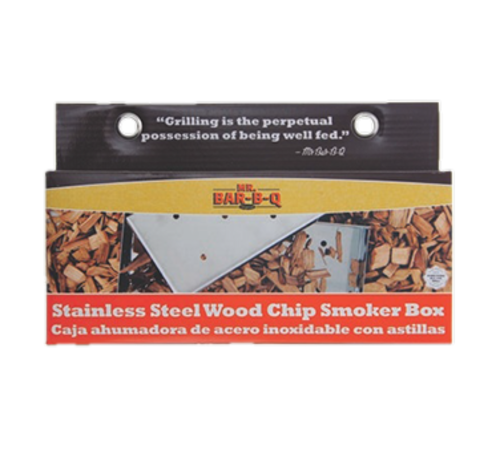 Chef Master 02109Y Stainless Steel Mr. Bar-B-Q Smoker Box with Lid