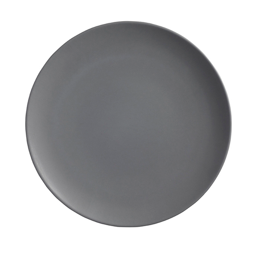 American Metalcraft MCP11GR Mix & Matte 11 0.5" W Matte Grey Round Coupe Melamine Plate