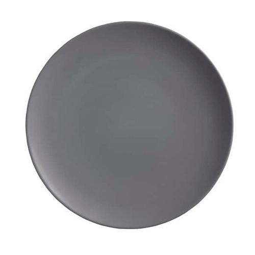 American Metalcraft MCP11GR Mix & Matte 11 0.5" W Matte Grey Round Coupe Melamine Plate