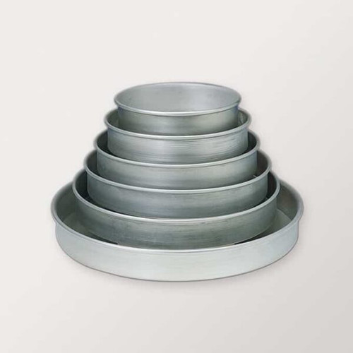 American Metalcraft HA80162 16" W x 2" H Aluminum Straight Sided Deep Dish Pizza Pan