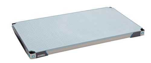 Metro MX2442F 42" W x 24" D Blue Stainless Steel Solid Quick Ship - MetroMax i Shelf