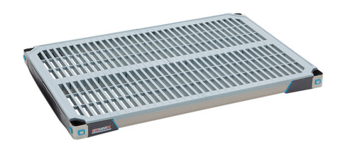 Metro MX2436G 36" W x 24" D Blue Stainless Steel Vented Quick Ship - MetroMax i Shelf