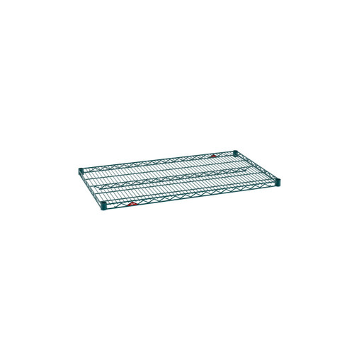 Metro 2442NK3 42" W Epoxy Coated Green Wire Super Erecta Shelf