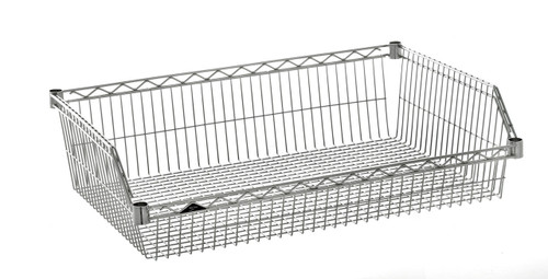 Metro BSK2436NC 36" W x 24" D Chrome Plated Wire Super Erecta Basket Shelf