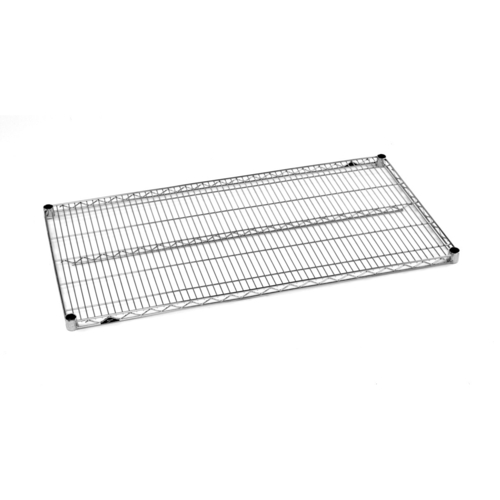 Metro 2142BR 42" W x 21" D Brite Zinc Wire Super Erecta Shelf