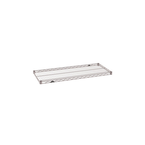 Metro 1842NK4 42" W x 18" D Gray Epoxy Coated Wire Super Erecta Shelf