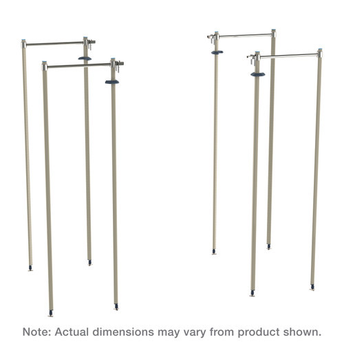 Metro MQTTE18 18" W MetroMax Q Top-Track Stationary End Unit Kit