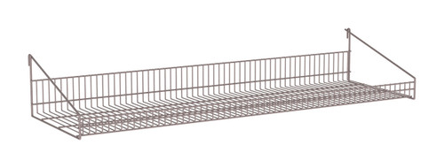Metro GS1448K4 47.25" W x 7.75" H x 15.38" D Epoxy Coated Metal SmartWall Flat Grid Shelf