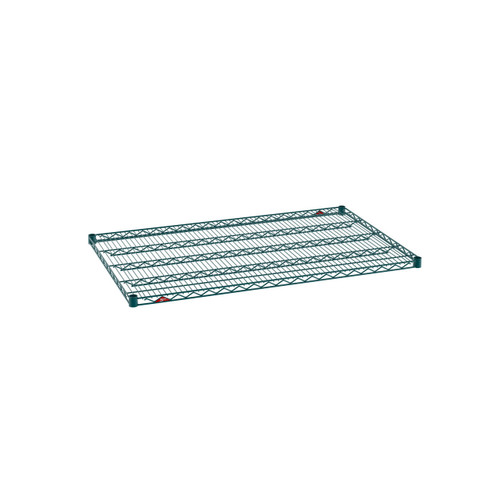 Metro 3048NK3 48" W x 30" D Green Epoxy Coated Wire Super Erecta Super Wide Shelf
