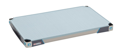 Metro MX1830F 30" W x 18" D Blue Stainless Steel Solid Polymer MetroMax i Shelf