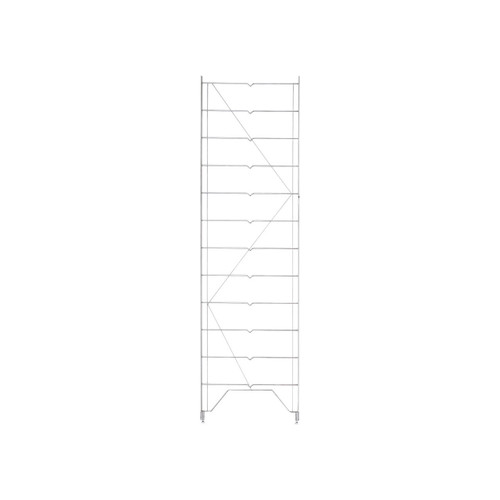 Metro 1862C 18" W x 63.5" H Chrome Stationary Regular Erecta Shelving Upright