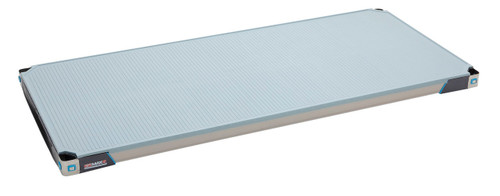 Metro MX2454F 54" W x 24" D Blue Stainless Steel Solid Quick Ship - MetroMax i Shelf