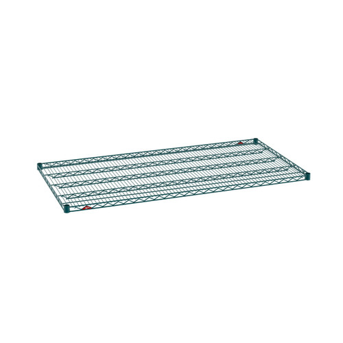 Metro 3060NK3 60" W x 30" D Green Epoxy Coated Wire Super Erecta Super Wide Shelf