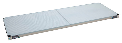 Metro MX2472F 72" W x 24" D Blue Stainless Steel Solid Quick Ship - MetroMax i Shelf