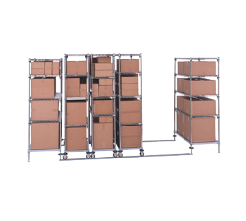 Metro LBTAQ3 Epoxy-Coated Steel MetroMax Q Double Deep qwikTRAK Intermediate Unit Kit