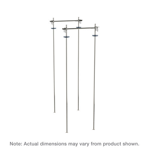 Metro TTA21S 21" W Stainless Steel Super Erecta and Super Adjustable Top-Track Stationary Intermediate Unit Kit