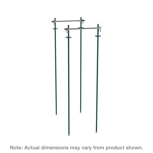 Metro TTA18K3 18" W Epoxy Coated Super Erecta & Super Adjustable Top-Track Stationary Intermediate Unit Kit