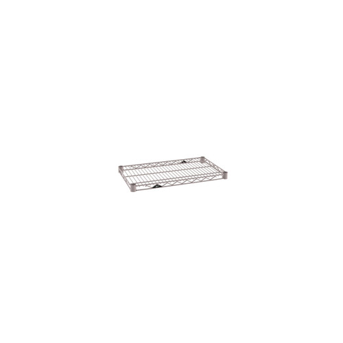 Metro 1424NK4 14" D x 24" W Epoxy Coated Gray Super Erecta Designer Shelf