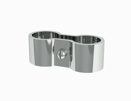 Metro SAPC Chrome Finish Seismic Post Clamp Kit for Use on Adjacent Units